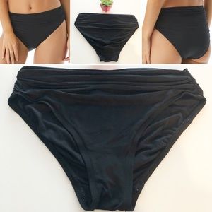 CARMEN MARC VALVO Classic Shirred Bikini Briefs